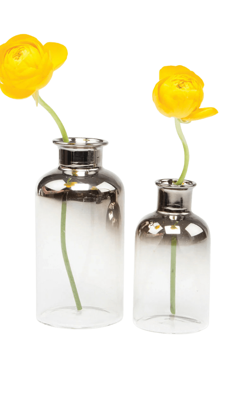 Aptar Glass Modern Flower Vase - Chive Ceramics Studio - Vases - Chive Ceramics Studio