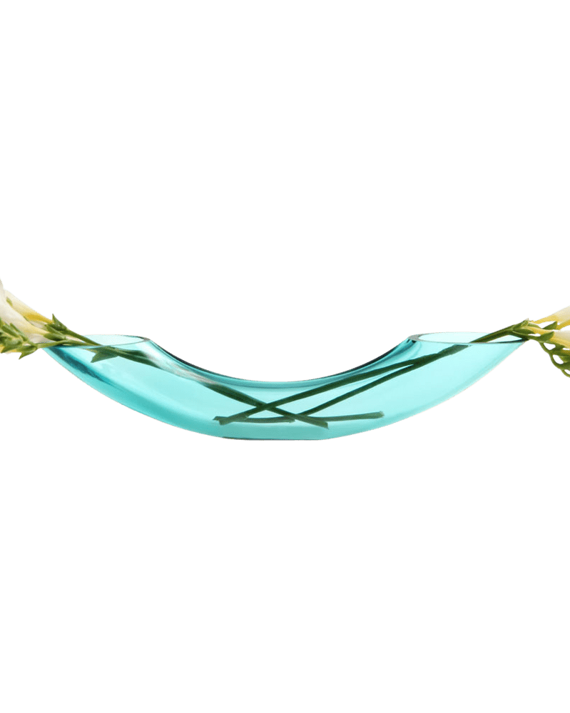 Arch Glass Modern Flower Vase - Chive Ceramics Studio - Vases - Chive Ceramics Studio