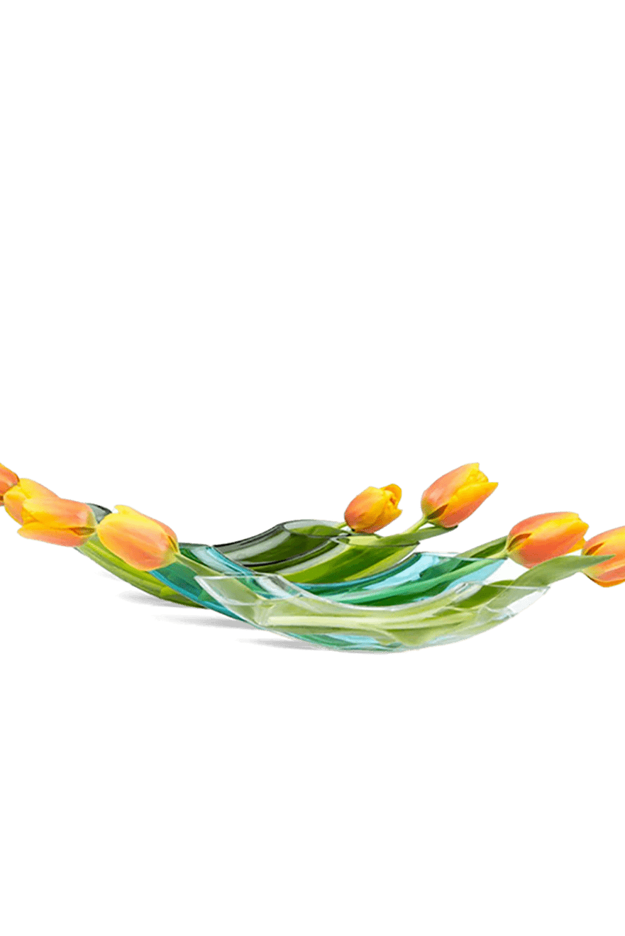 Arch Glass Modern Flower Vase - Chive Ceramics Studio - Vases - Chive Ceramics Studio