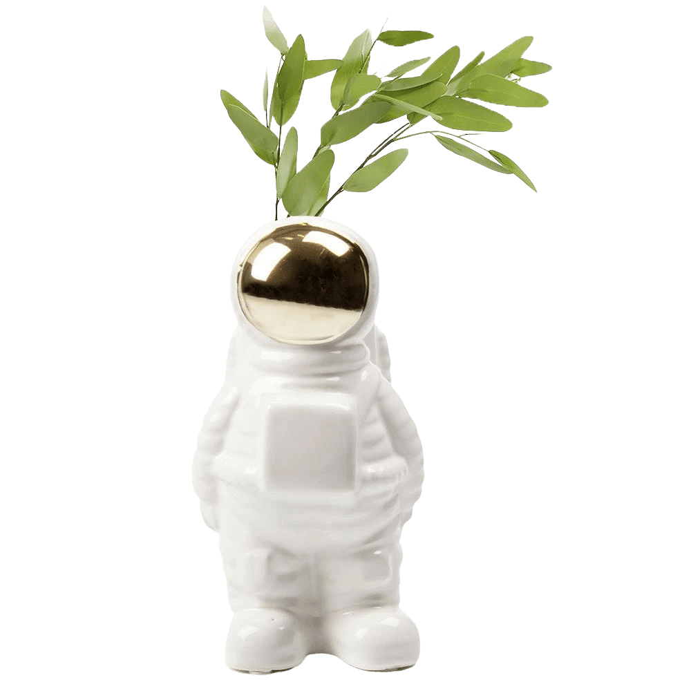 Astronaut Unique Ceramic Flower Vase - Chive Ceramics Studio - Vases - Chive Ceramics Studio