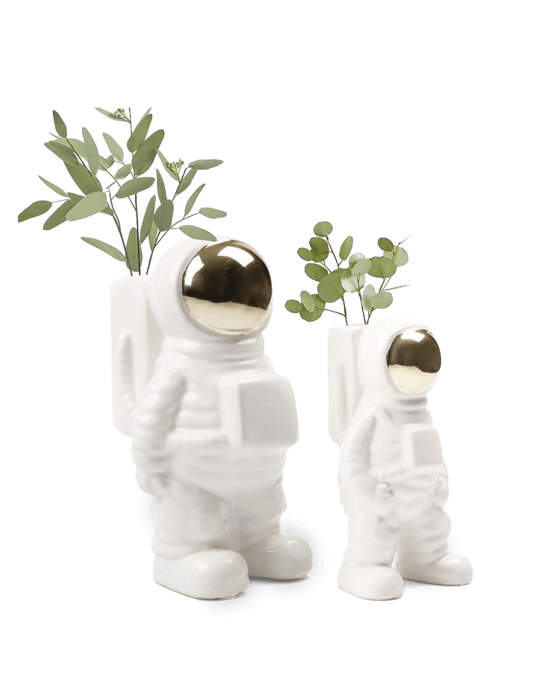 Astronaut Ceramic Unique Flower Vase - Chive Ceramics Studio - Vases - Chive Ceramics Studio