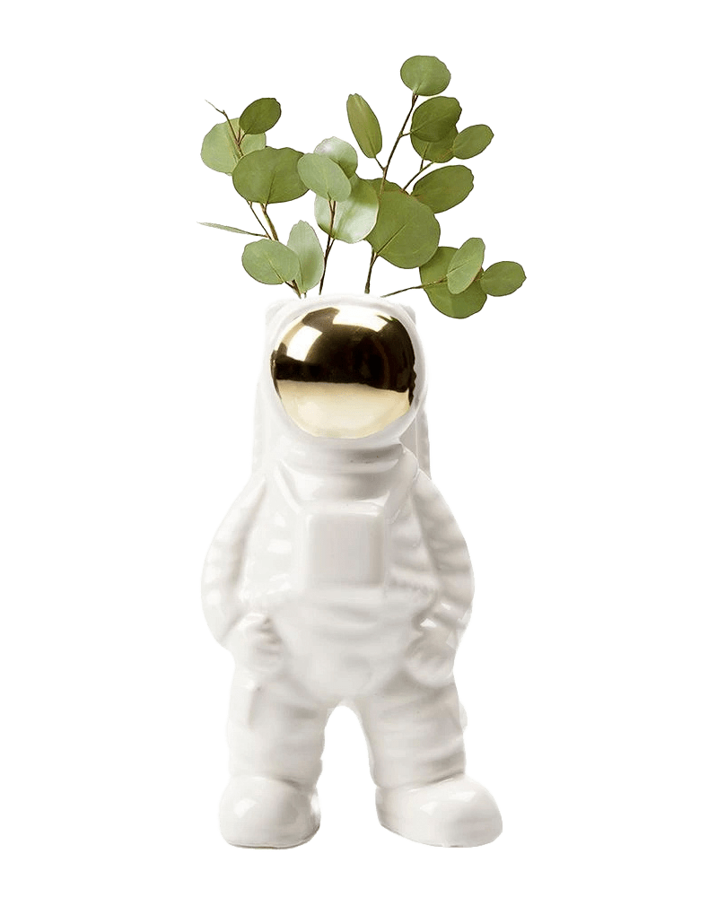 Astronaut Ceramic Unique Flower Vase - Chive Ceramics Studio - Vases - Chive Ceramics Studio