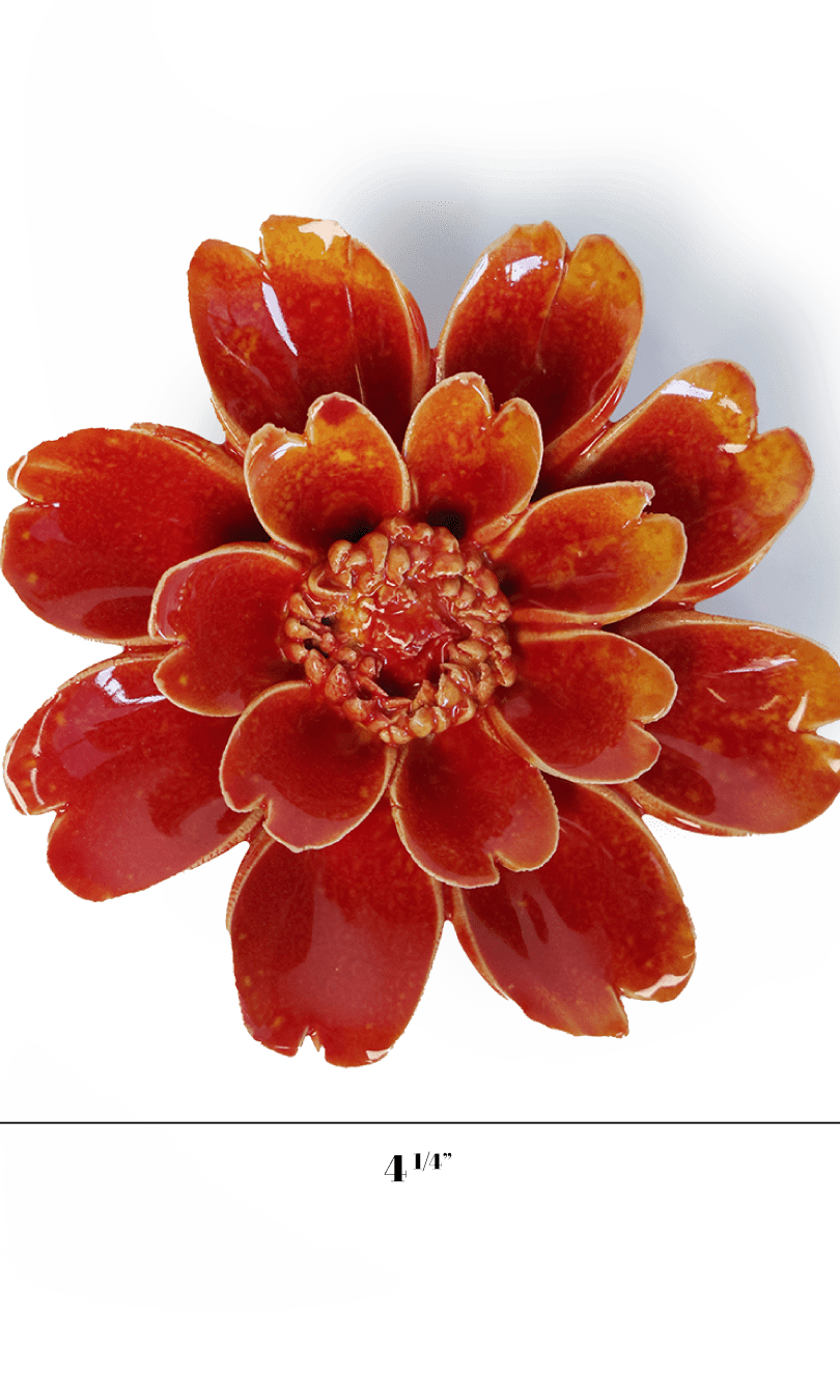 April Birth Flower - Daisy - Chive Ceramics Studio - Ceramic Flowers - Chive Ceramics Studio