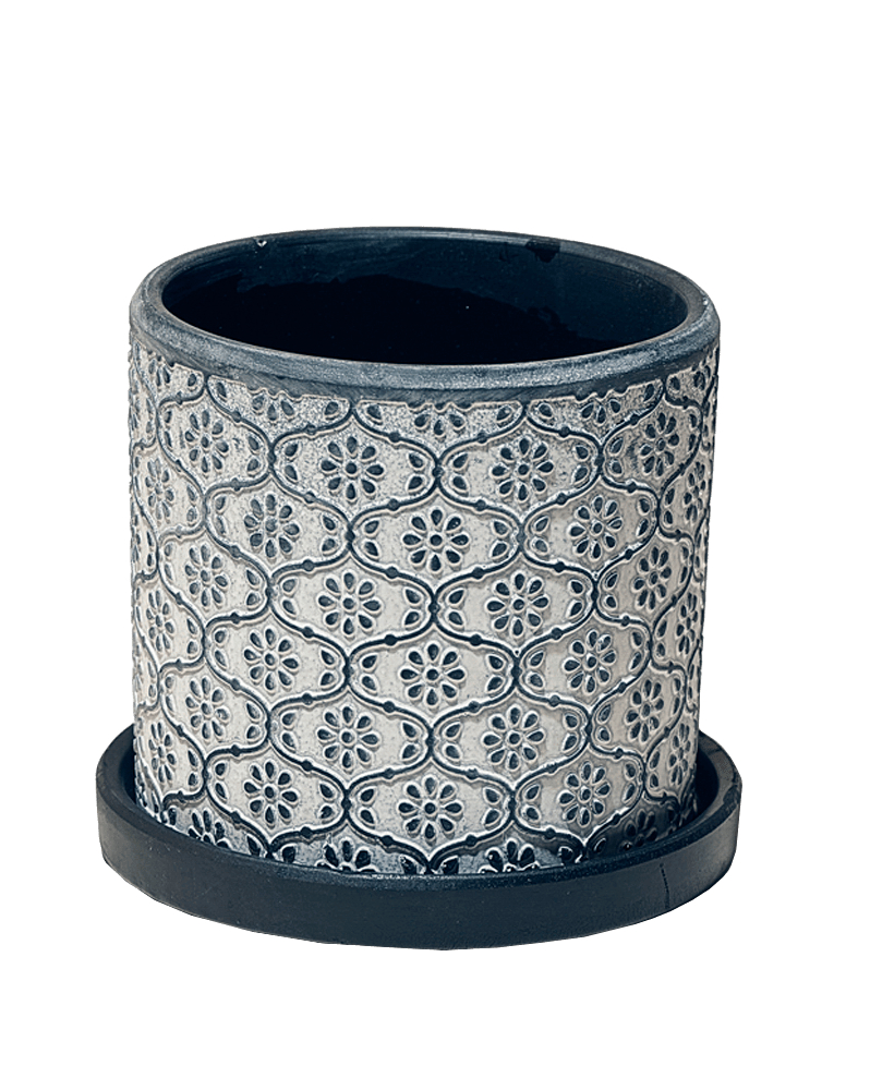 Balter Ceramic Pot And Saucer Set - Chive Ceramics Studio - Pots - Chive Ceramics Studio