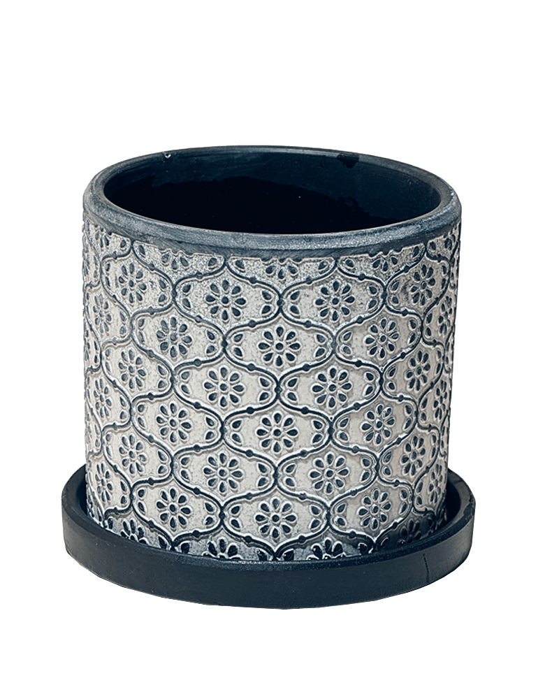 Balter Ceramic Pot And Saucer Set - Chive Ceramics Studio - Pots - Chive Ceramics Studio