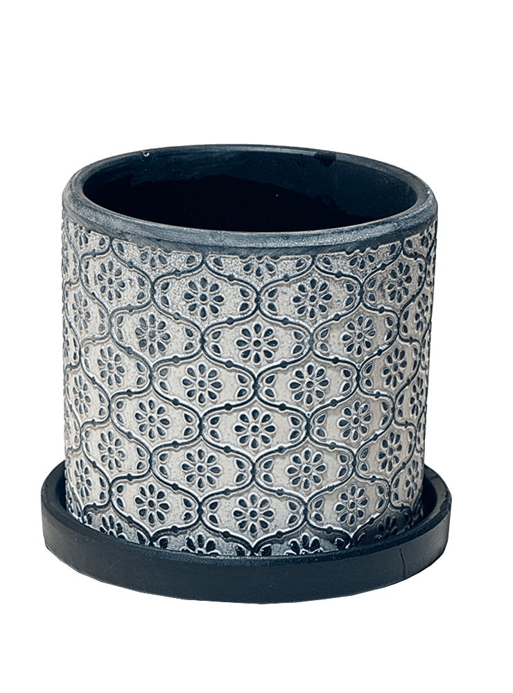 Balter Ceramic Pot And Saucer Set - Chive Ceramics Studio - Pots - Chive Ceramics Studio