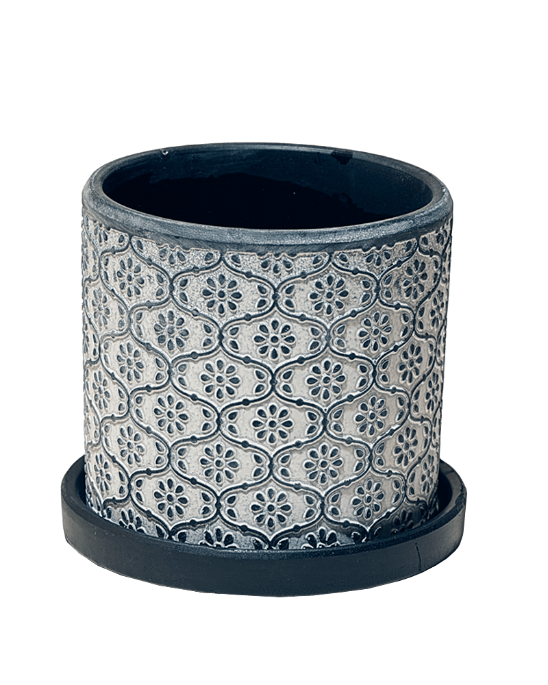 Balter Ceramic Pot And Saucer Set - Chive Ceramics Studio - Pots - Chive Ceramics Studio