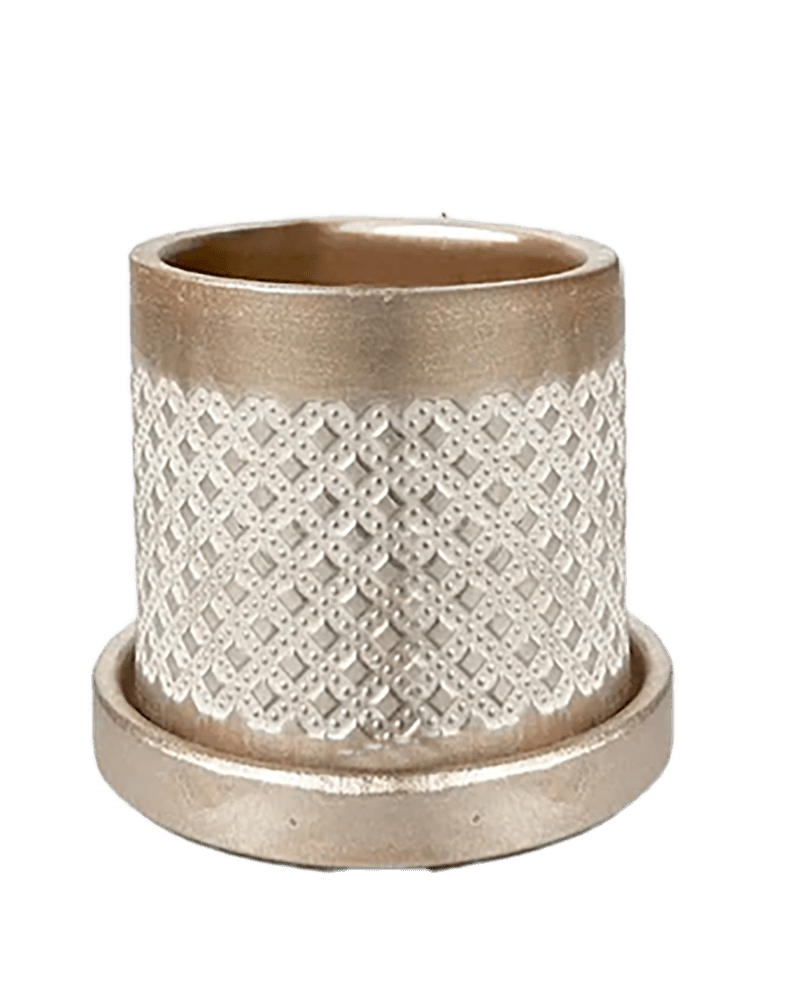 Balter Ceramic Pot And Saucer Set - Chive Ceramics Studio - Pots - Chive Ceramics Studio