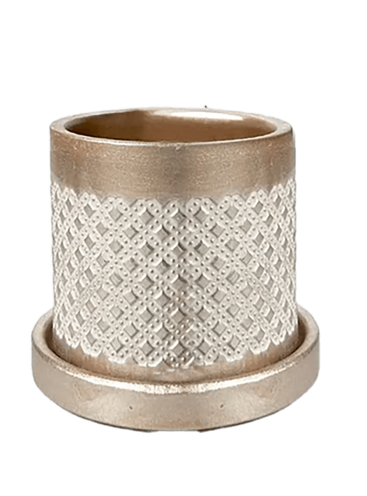 Balter Ceramic Pot And Saucer Set - Chive Ceramics Studio - Pots - Chive Ceramics Studio