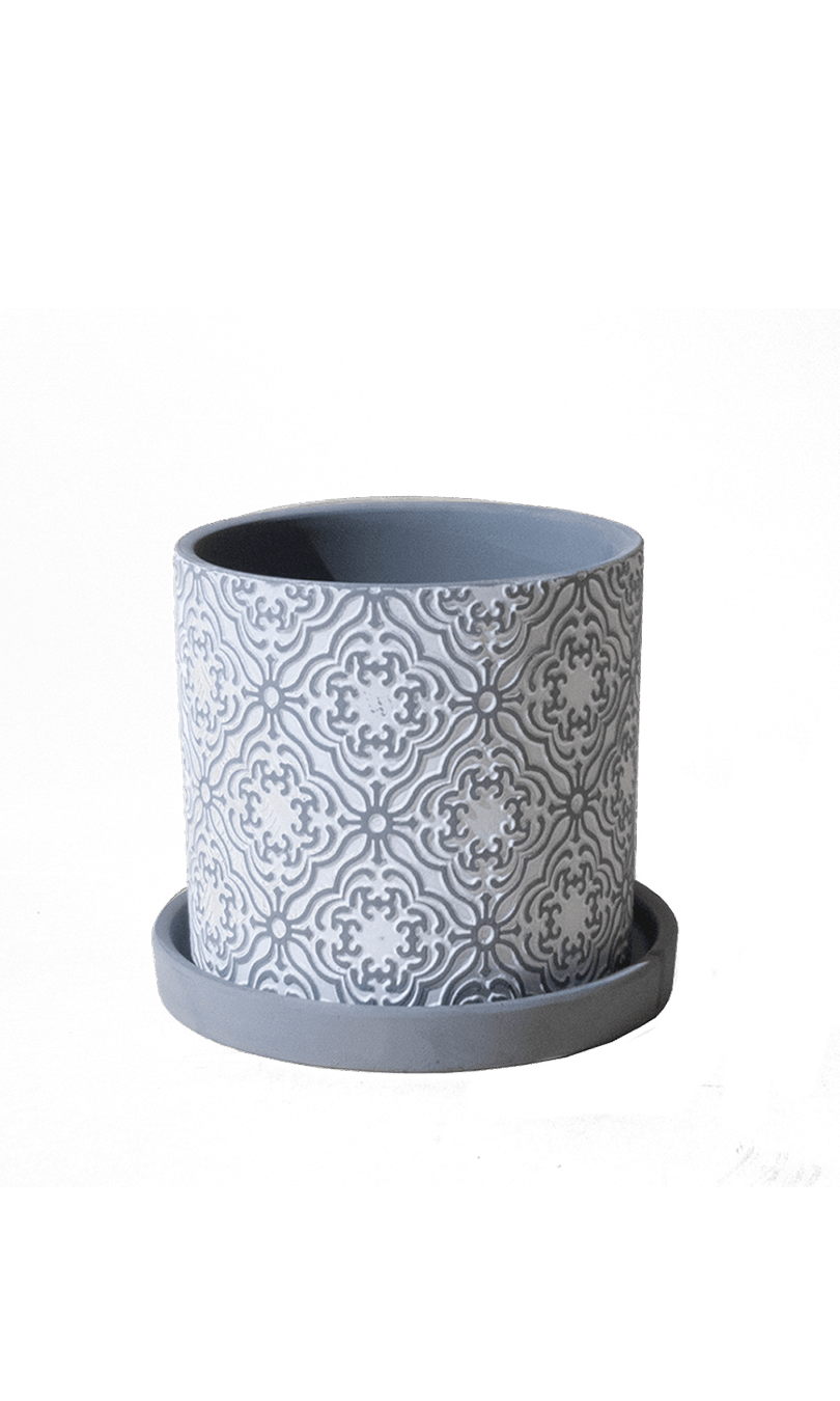 Balter Ceramic Pot And Saucer Set - Chive Ceramics Studio - Pots - Chive Ceramics Studio