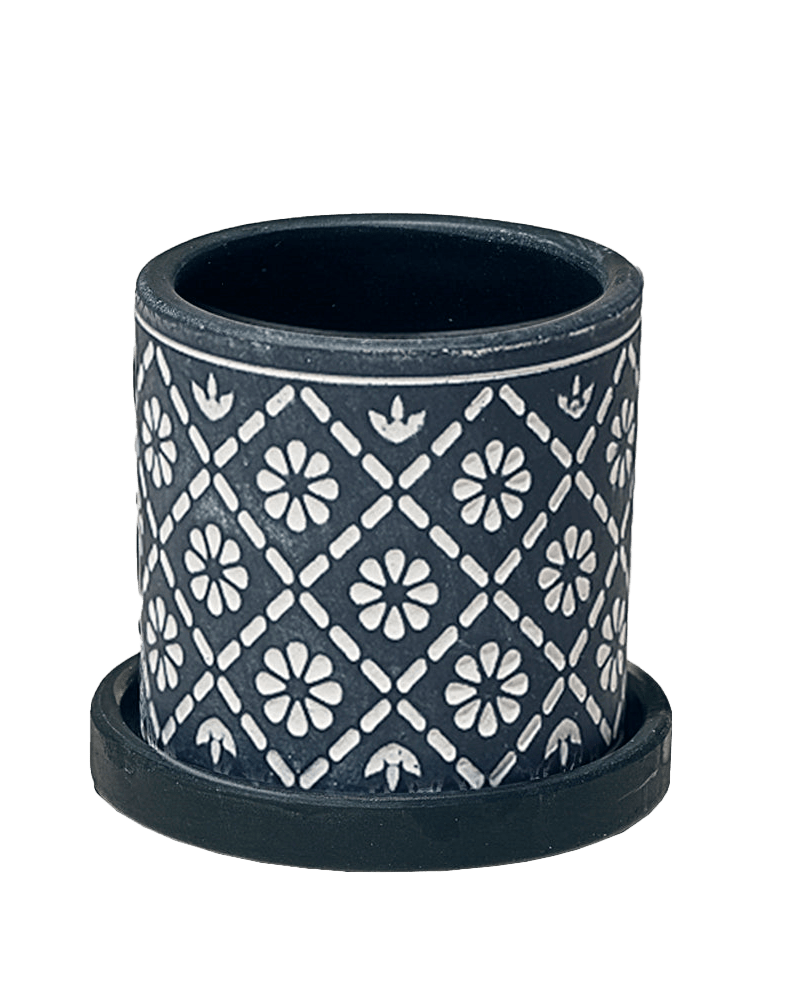 Balter Ceramic Pot And Saucer Set - Chive Ceramics Studio - Pots - Chive Ceramics Studio