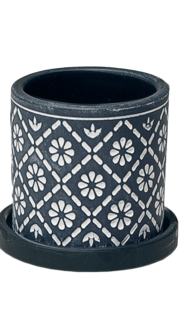 Balter Ceramic Pot And Saucer Set - Chive Ceramics Studio - Pots - Chive Ceramics Studio