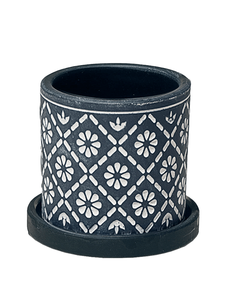 Balter Ceramic Pot And Saucer Set - Chive Ceramics Studio - Pots - Chive Ceramics Studio