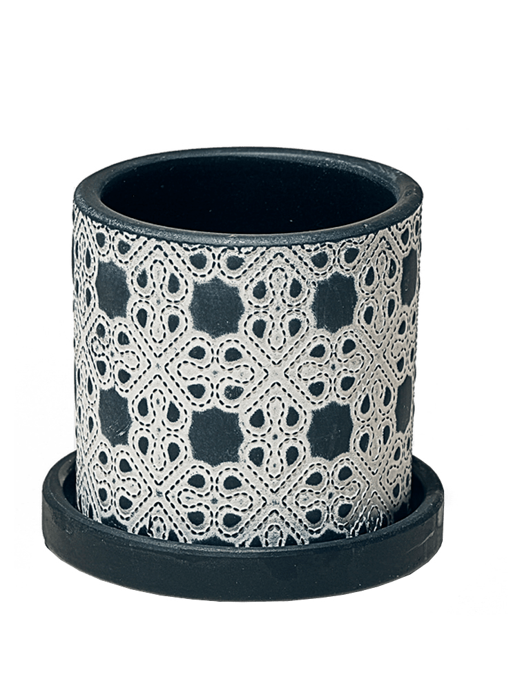 Balter Ceramic Pot And Saucer Set - Chive Ceramics Studio - Pots - Chive Ceramics Studio