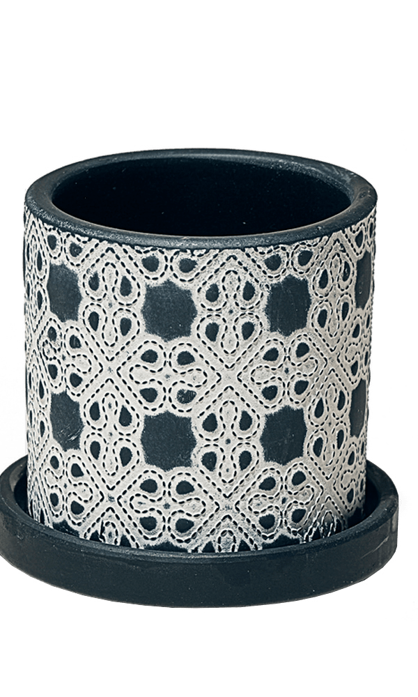 Balter Ceramic Pot And Saucer Set - Chive Ceramics Studio - Pots - Chive Ceramics Studio