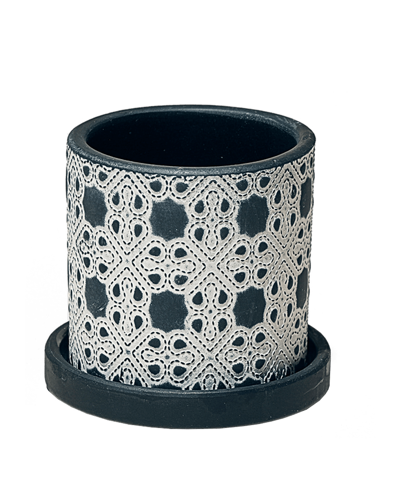 Balter Ceramic Pot And Saucer Set - Chive Ceramics Studio - Pots - Chive Ceramics Studio