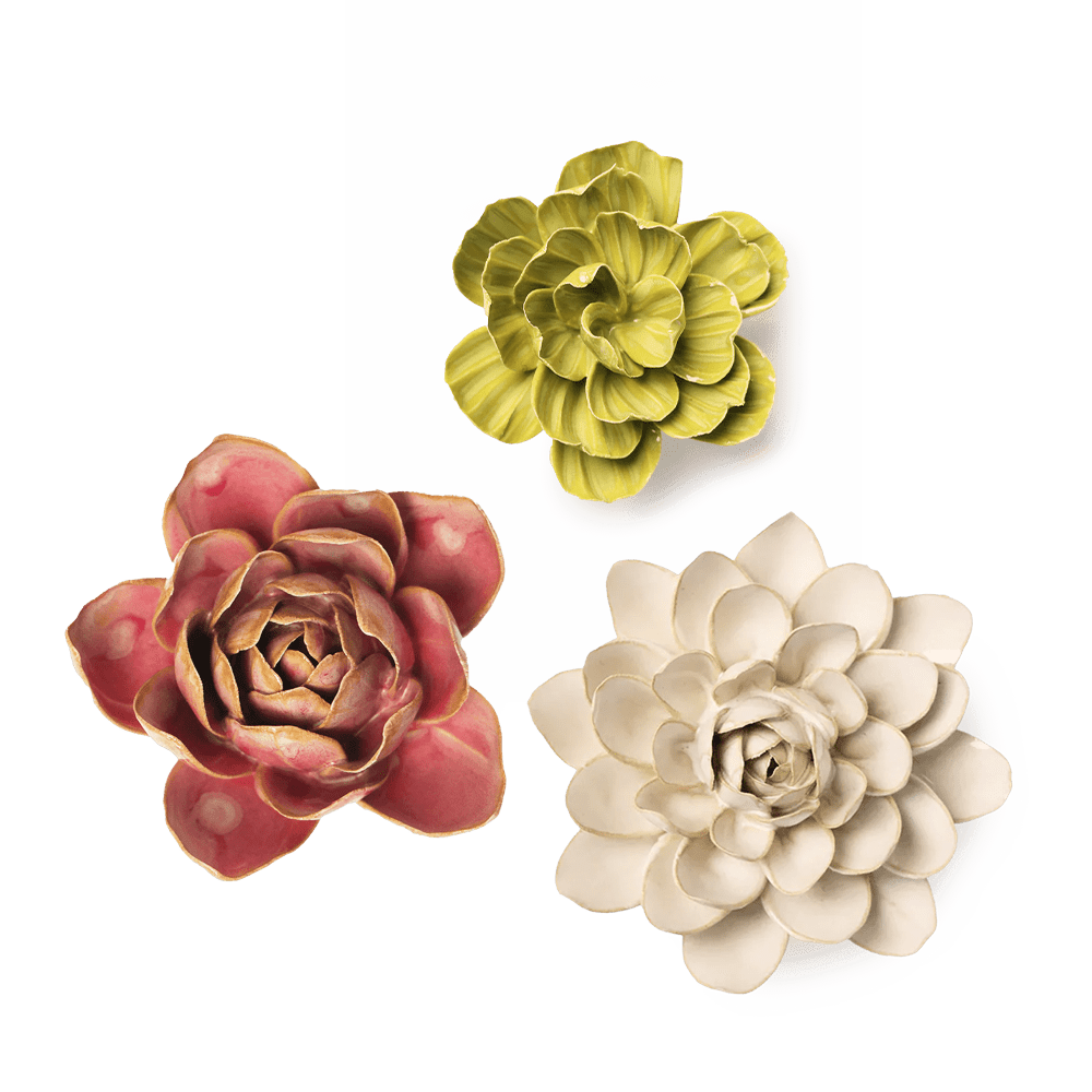 Ceramic Birth Flower Collection - Winter - Chive Ceramics Studio - Ceramic Flowers - Chive Ceramics Studio