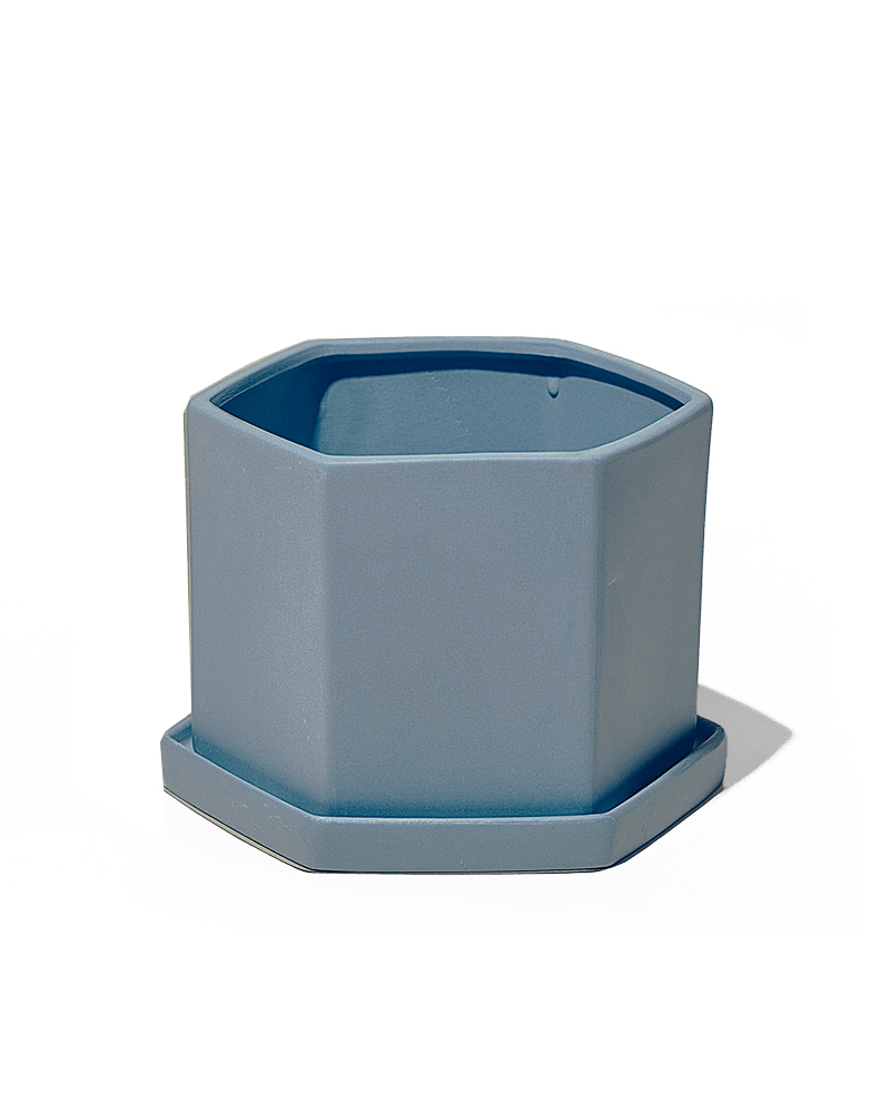 Hexi Porcelain Pot With Drainage Hole - Chive Ceramics Studio - Pots - Chive Ceramics Studio