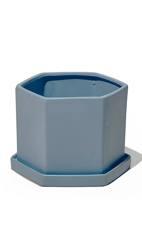 Hexi Porcelain Pot With Drainage Hole - Chive Ceramics Studio - Pots - Chive Ceramics Studio