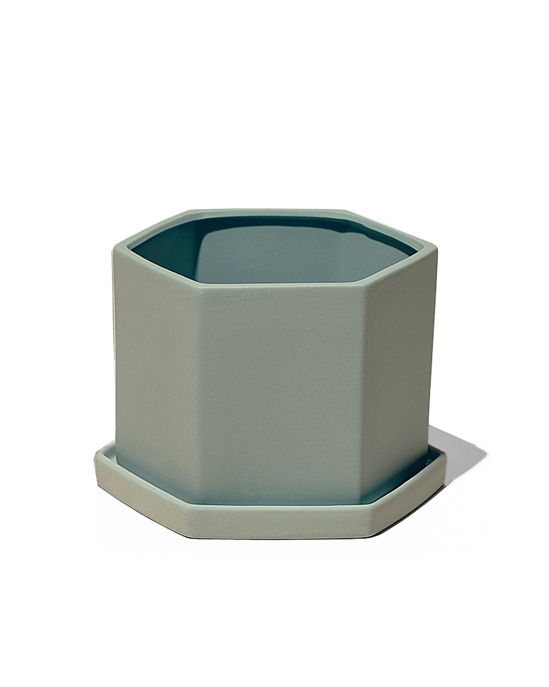 Hexi Porcelain Pot With Drainage Hole - Chive Ceramics Studio - Pots - Chive Ceramics Studio