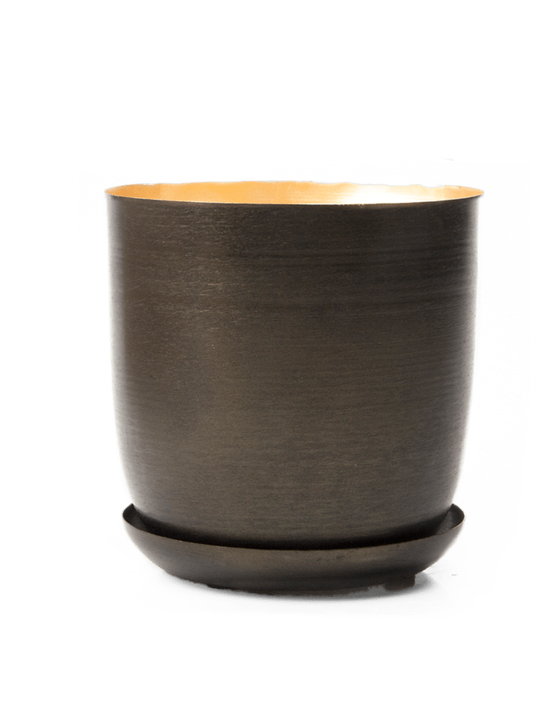 Joe Metal Pot With Drainage Hole - Chive Ceramics Studio - Pots - Chive US