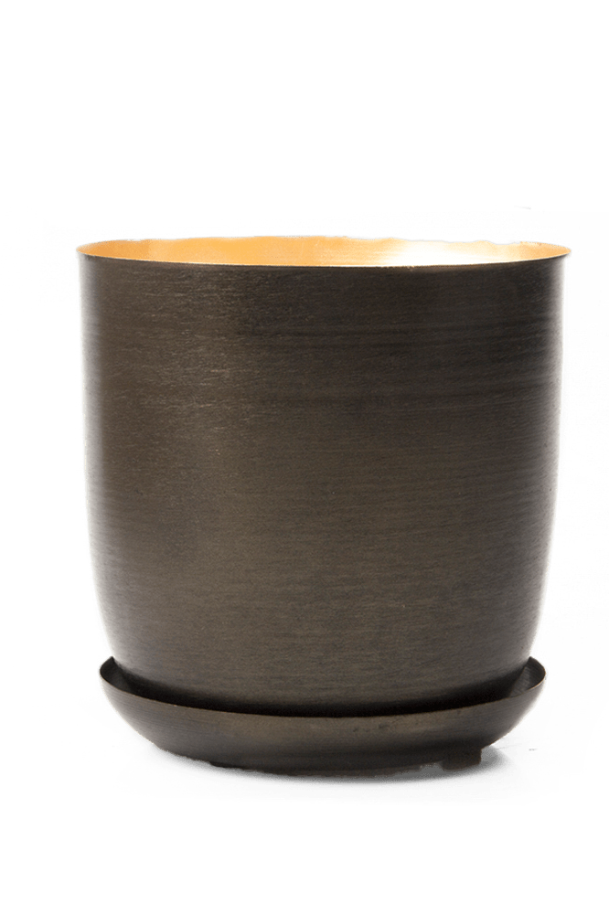 Joe Metal Pot With Drainage Hole - Chive Ceramics Studio - Pots - Chive US