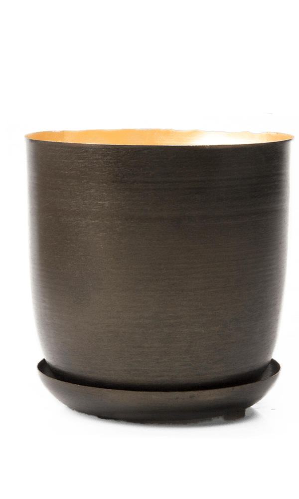 Joe Metal Pot With Drainage Hole - Chive Ceramics Studio - Pots - Chive US