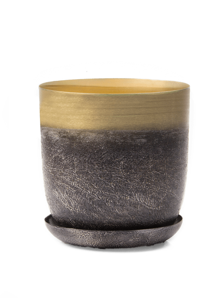 Joe Metal Pot With Drainage Hole - Chive Ceramics Studio - Pots - Chive US