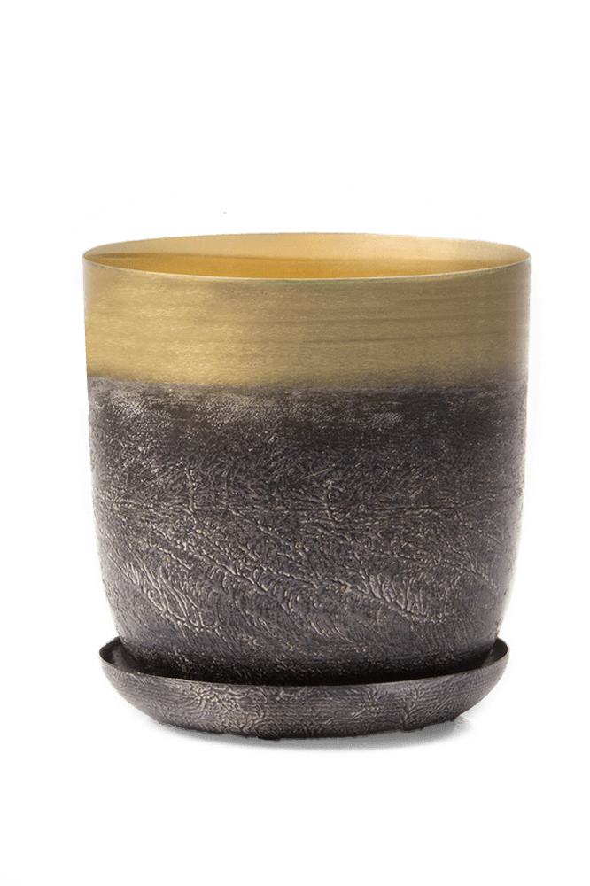 Joe Metal Pot With Drainage Hole - Chive Ceramics Studio - Pots - Chive US