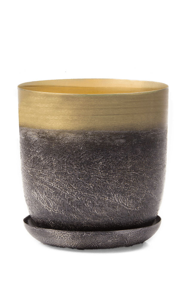 Joe Metal Pot With Drainage Hole - Chive Ceramics Studio - Pots - Chive US