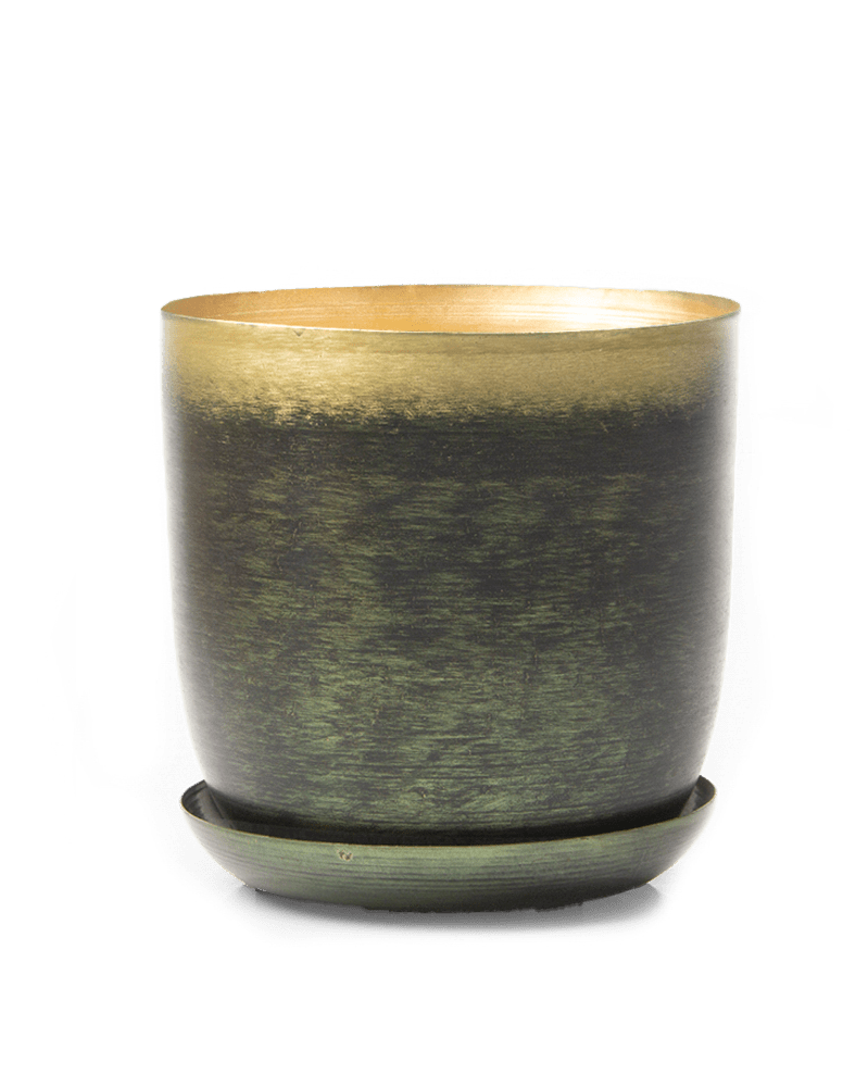 Joe Metal Pot With Drainage Hole - Chive Ceramics Studio - Pots - Chive US