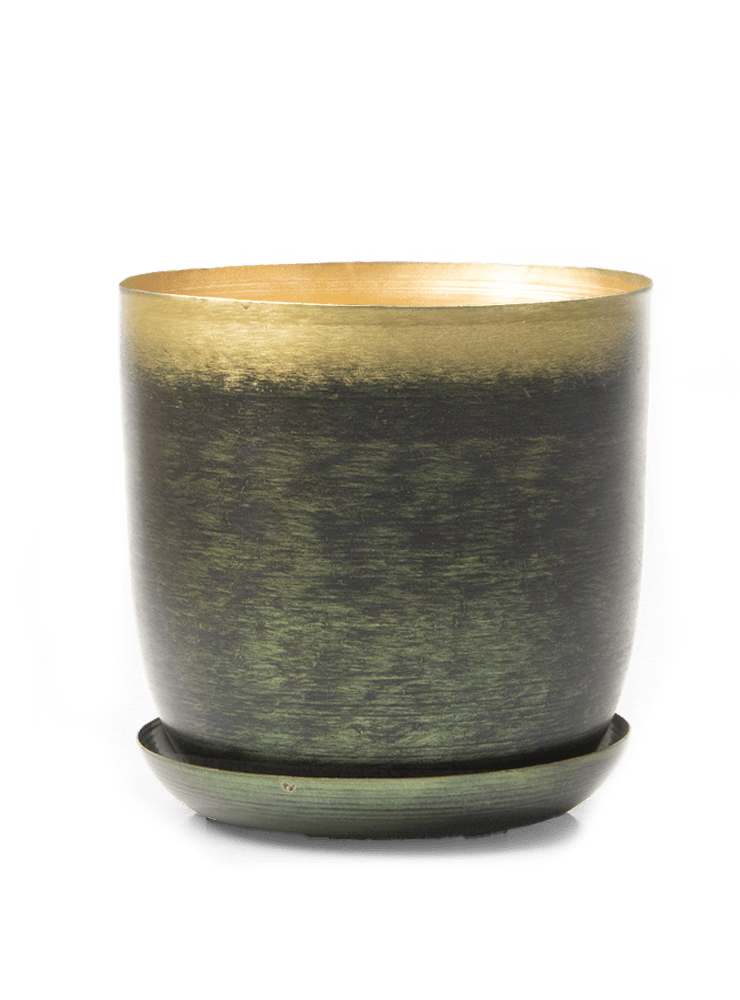 Joe Metal Pot With Drainage Hole - Chive Ceramics Studio - Pots - Chive US