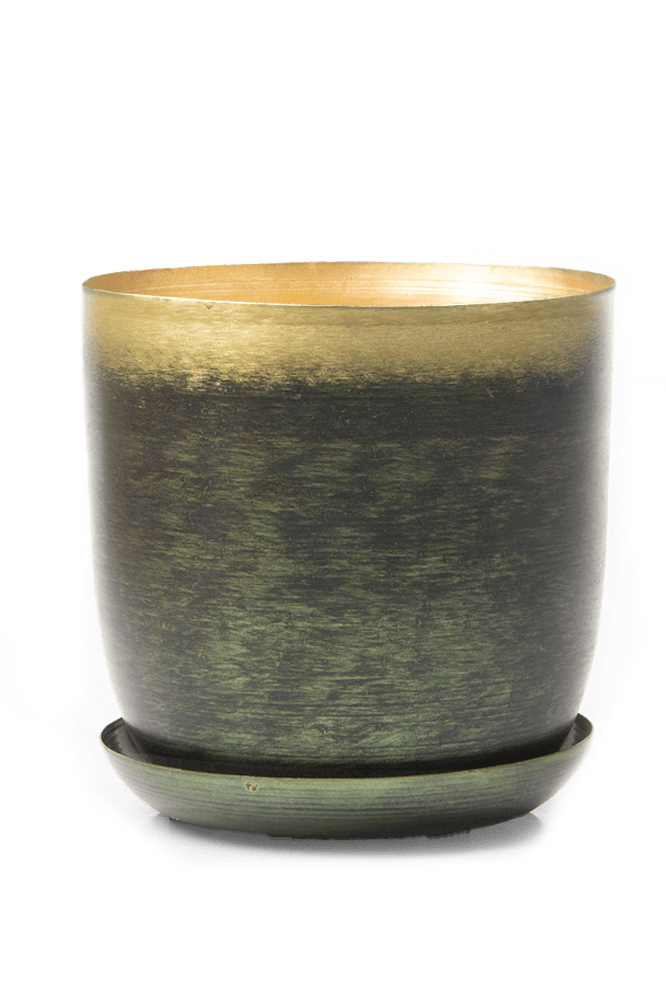Joe Metal Pot With Drainage Hole - Chive Ceramics Studio - Pots - Chive US