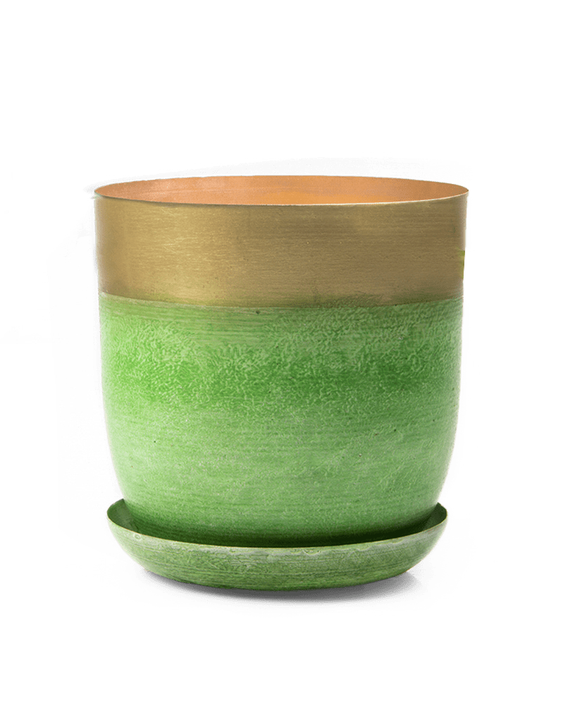 Joe Metal Pot With Drainage Hole - Chive Ceramics Studio - Pots - Chive US