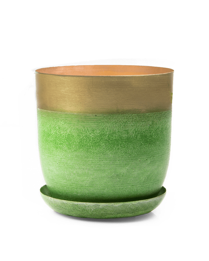 Joe Metal Pot With Drainage Hole - Chive Ceramics Studio - Pots - Chive US