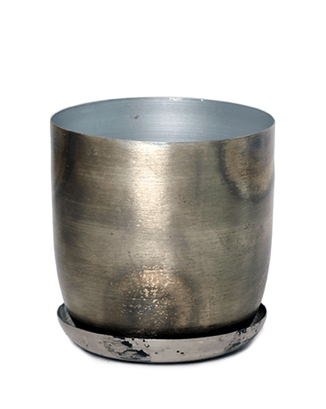 Joe Metal Pot With Drainage Hole | 3 & 5 inch - Chive Ceramics Studio - Pots - Chive Ceramics Studio