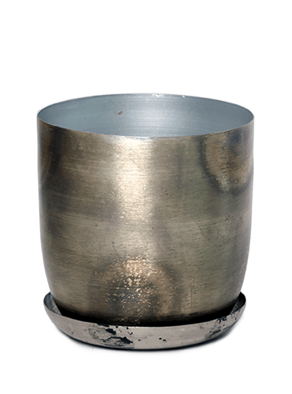 Joe Metal Pot With Drainage Hole | 3 & 5 inch - Chive Ceramics Studio - Pots - Chive Ceramics Studio