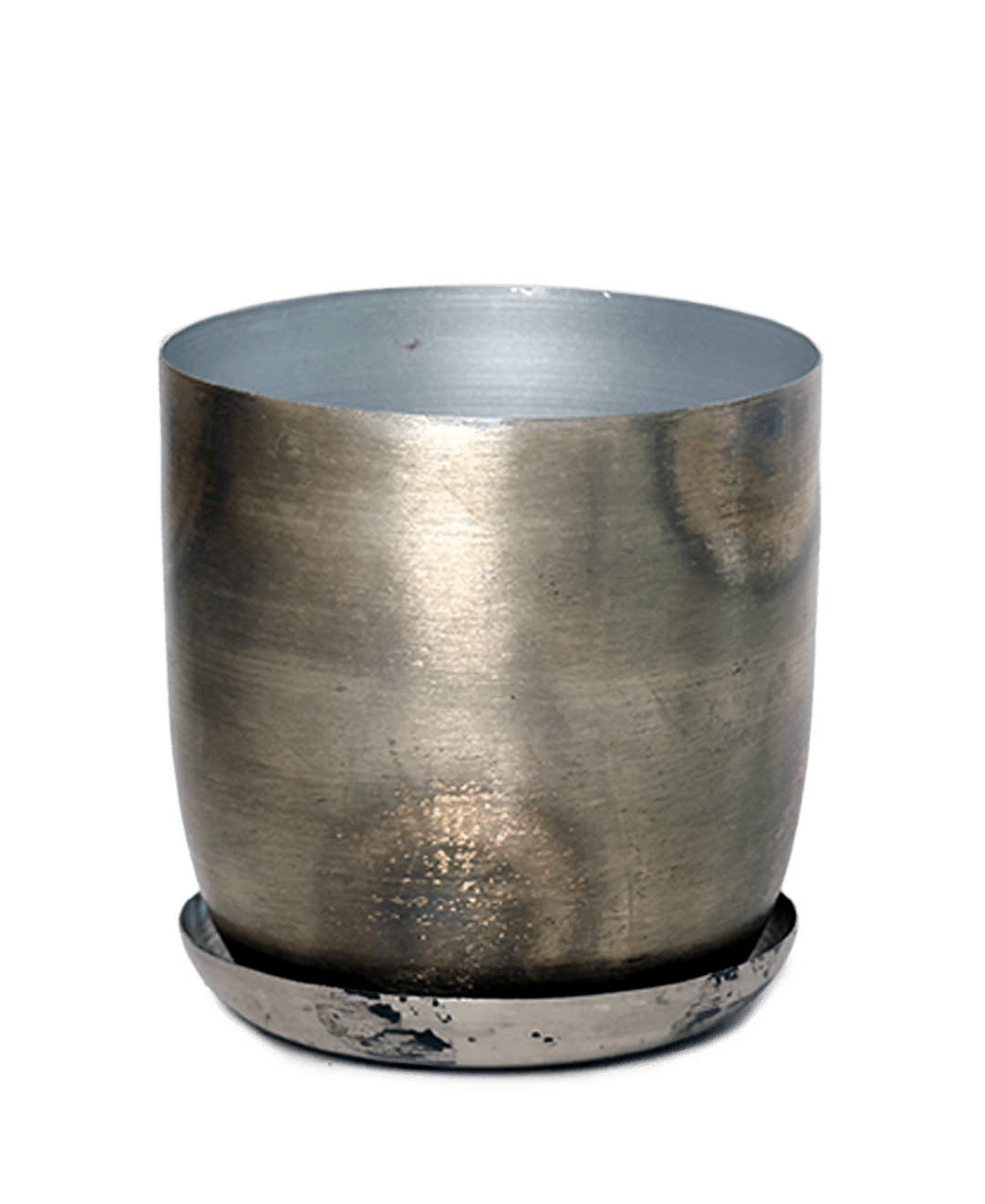 Joe Metal Pot With Drainage Hole | 3 & 5 inch - Chive Ceramics Studio - Pots - Chive Ceramics Studio