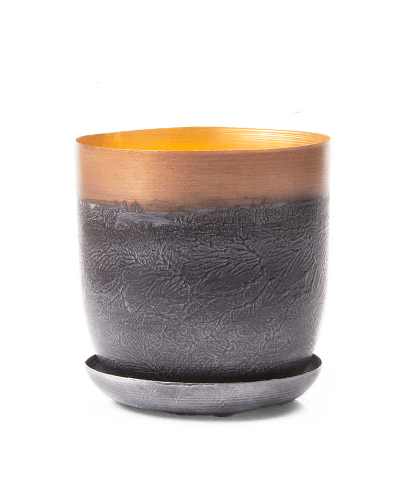 Joe Metal Pot With Drainage Hole - Chive Ceramics Studio - Pots - Chive US