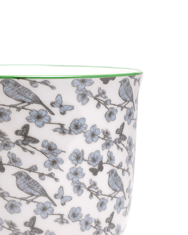 Liberte 5 Porcelain Pot And Saucer With Drainage - Chive Ceramics Studio - Pots - Chive Ceramics Studio