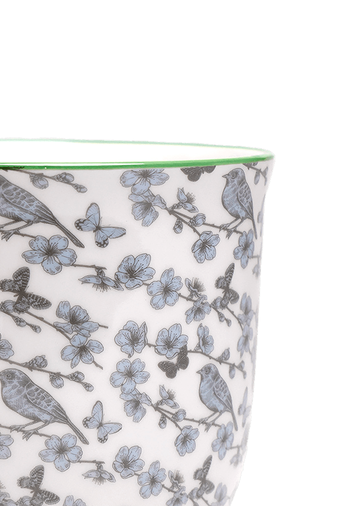Liberte 5 Porcelain Pot And Saucer With Drainage - Chive Ceramics Studio - Pots - Chive Ceramics Studio