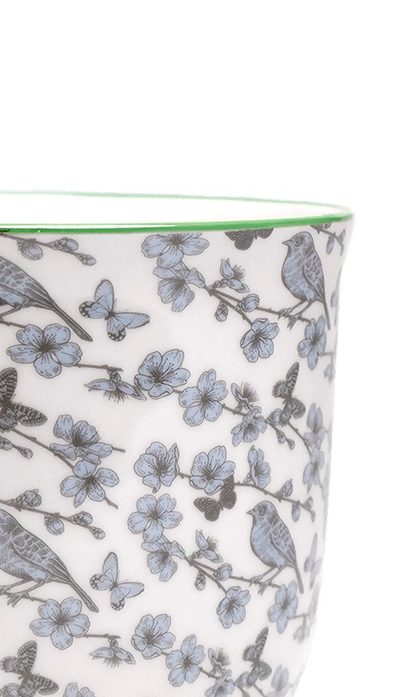 Liberte 5 Porcelain Pot And Saucer With Drainage - Chive Ceramics Studio - Pots - Chive Ceramics Studio