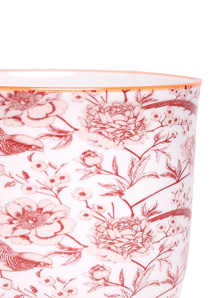 Liberte 5 Porcelain Pot And Saucer With Drainage - Chive Ceramics Studio - Pots - Chive Ceramics Studio