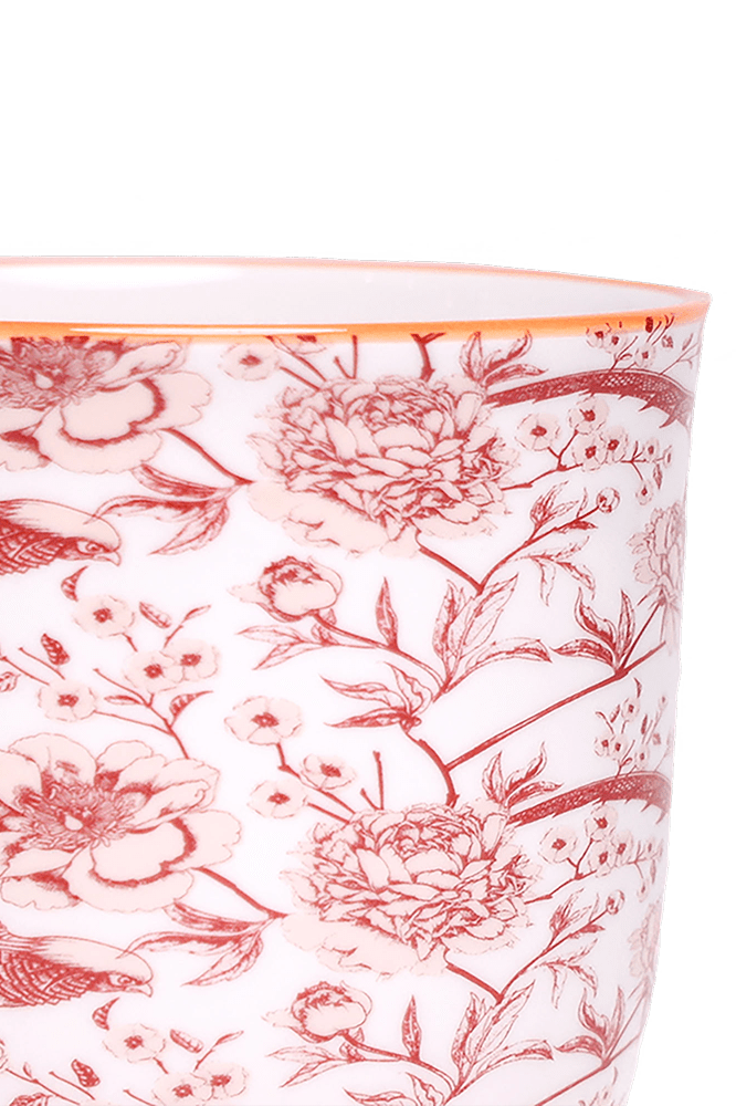 Liberte 5 Porcelain Pot And Saucer With Drainage - Chive Ceramics Studio - Pots - Chive Ceramics Studio