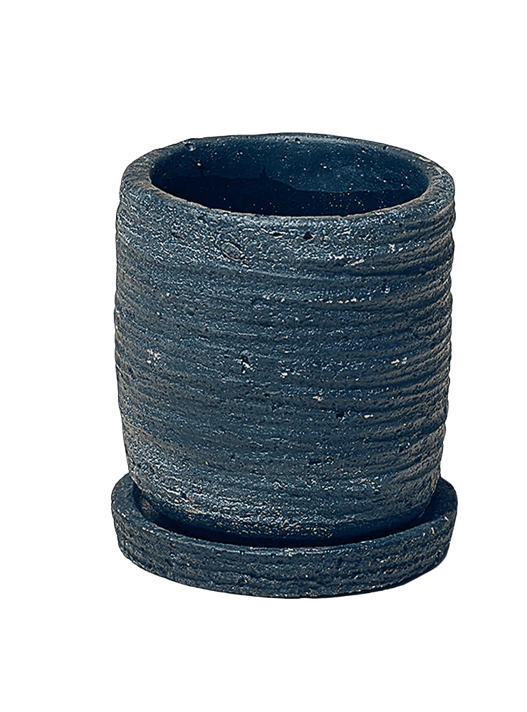 Paul Ceramic Pot And Saucer Set With Drainage - Chive Ceramics Studio - Pots - Chive US