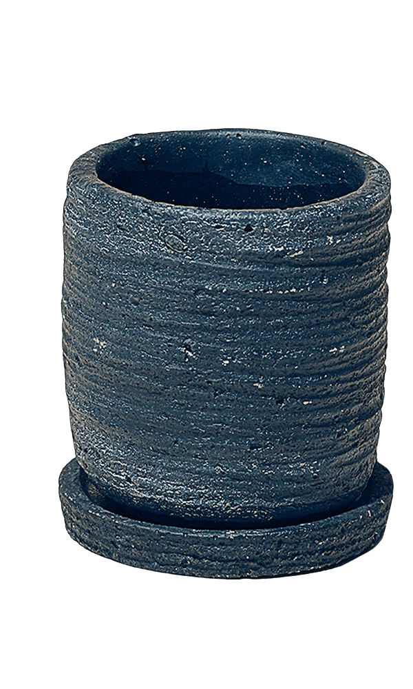 Paul Ceramic Pot And Saucer Set With Drainage - Chive Ceramics Studio - Pots - Chive US