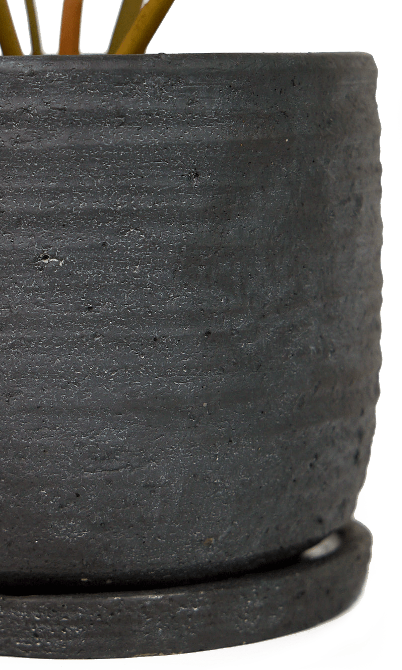 Paul Ceramic Pot And Saucer Set With Drainage - Chive Ceramics Studio - Pots - Chive US