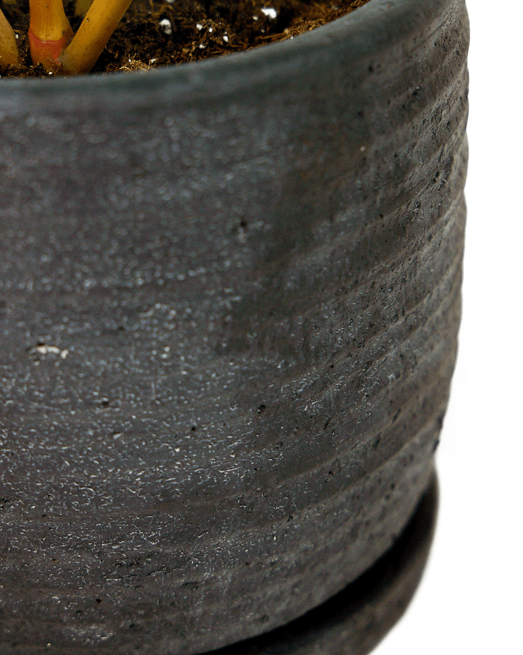 Paul Ceramic Pot And Saucer Set With Drainage - Chive Ceramics Studio - Pots - Chive US