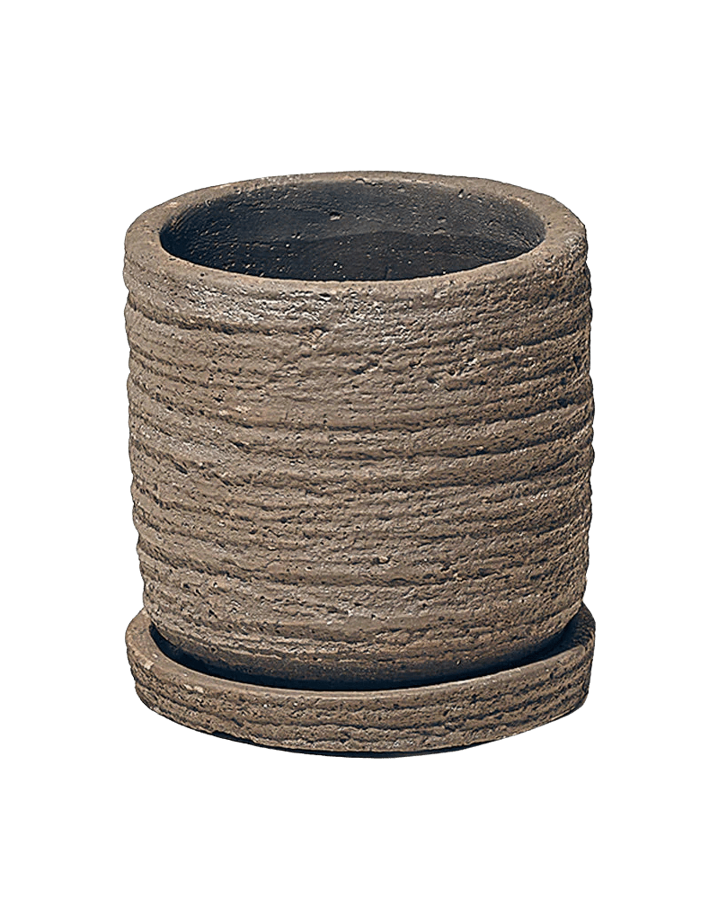 Paul Ceramic Pot And Saucer Set With Drainage - Chive Ceramics Studio - Pots - Chive US