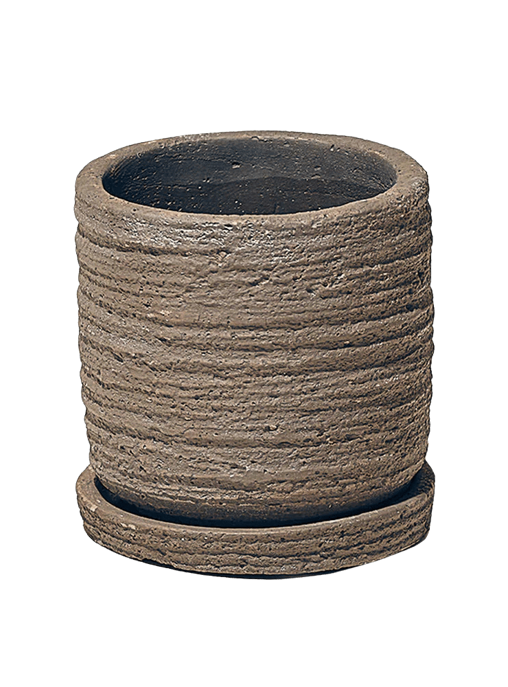 Paul Ceramic Pot And Saucer Set With Drainage - Chive Ceramics Studio - Pots - Chive US